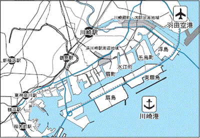 京浜臨海部　地図