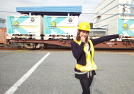「かわさきクリーン号」は1日1往復運行！資源物はJR川崎貨物駅に輸送。