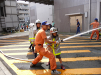 放水体験訓練（神奈川県消防学校）
