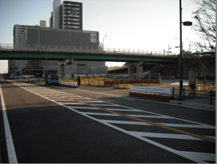 現在の鹿島田こ線橋