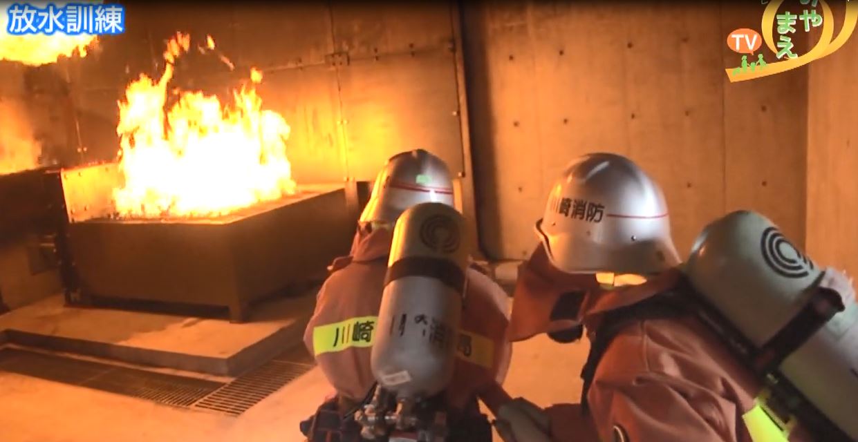 消火訓練の画像