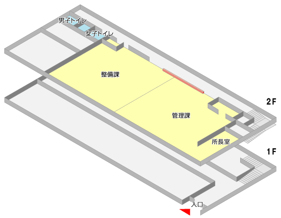 建設センターフロア案内図