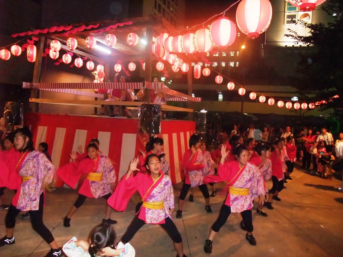 川崎おどり平成版ダンス披露