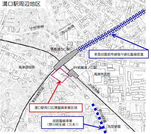 溝口駅周辺地区の整備