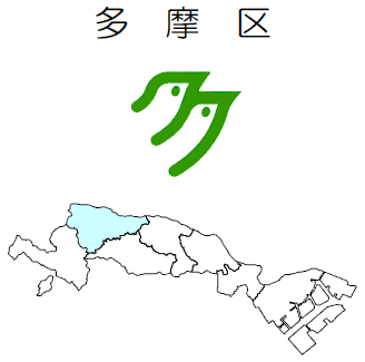 多摩区　地図