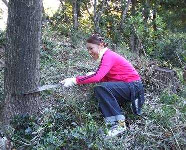 早野聖地公園で里地里山活動