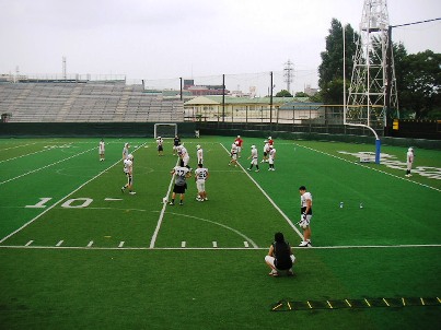 アメフットの拠点・川崎球場