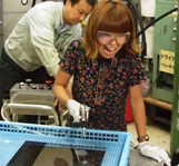 ドライアイス洗浄機を体験!