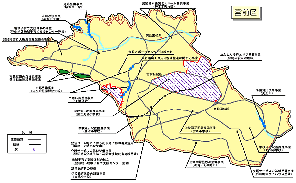 宮前区地図