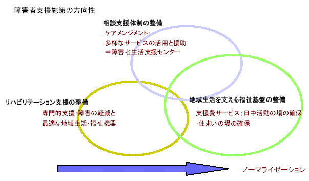 障害者支援施策の方向性