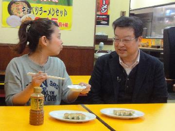 「かわさき餃子舗の会」副会長の三神さん(ラーメン新世)にお話伺いました。