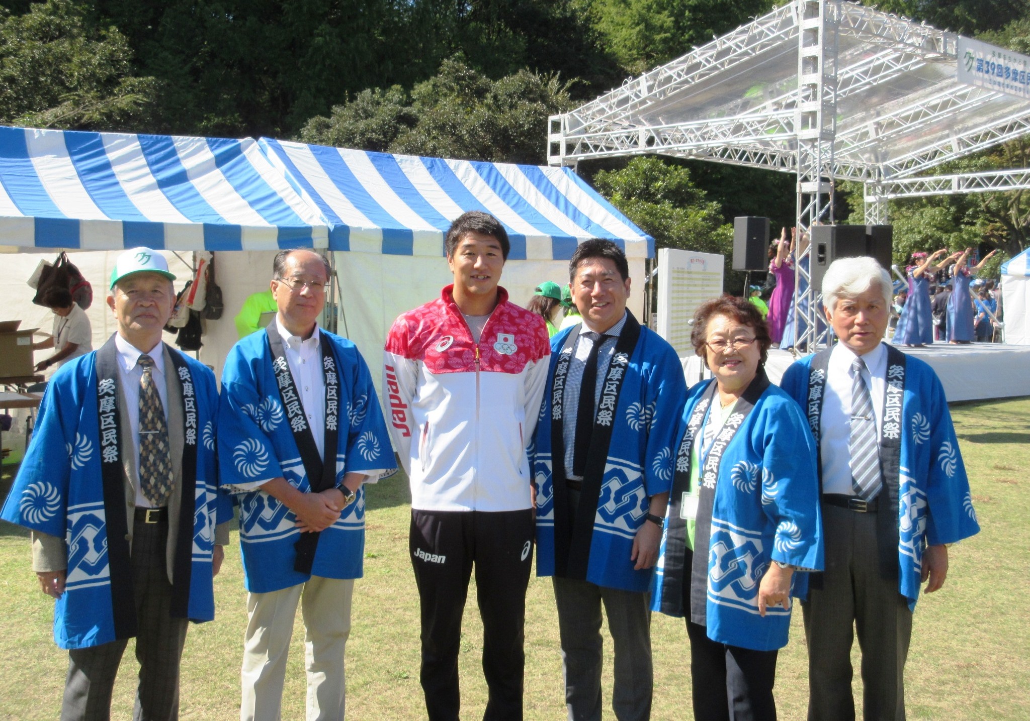 実行委員会役員の皆様と市長