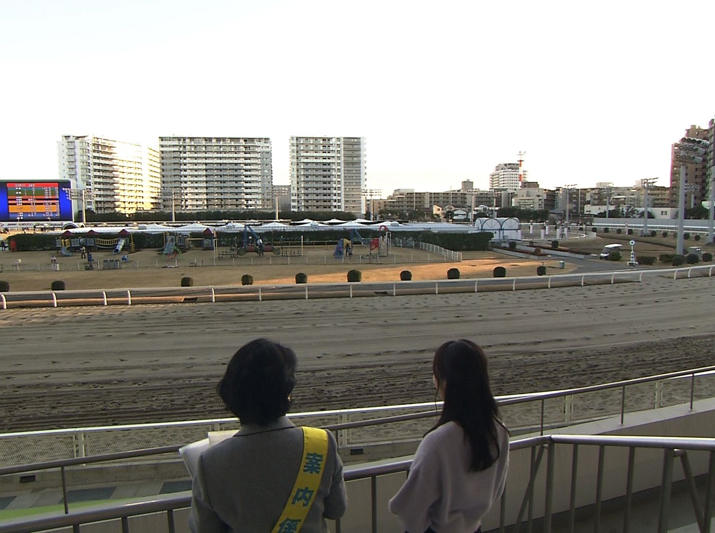 リポーター山本萩子もレースを堪能！！