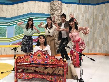 スタジオにアジア交流音楽祭に出演予定の演奏者も!!お楽しみに。