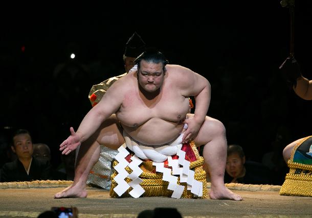 とどろきアリーナで大相撲川崎場所開催