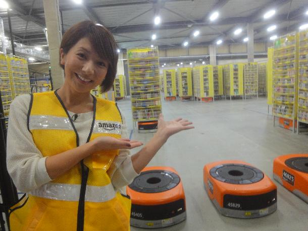 【写真】Amazon Roboticsが写っています。