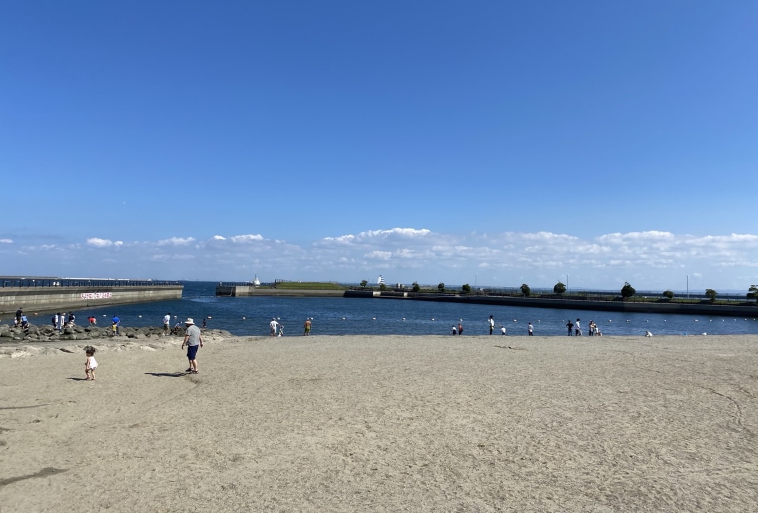 人工海浜（かわさきの浜）