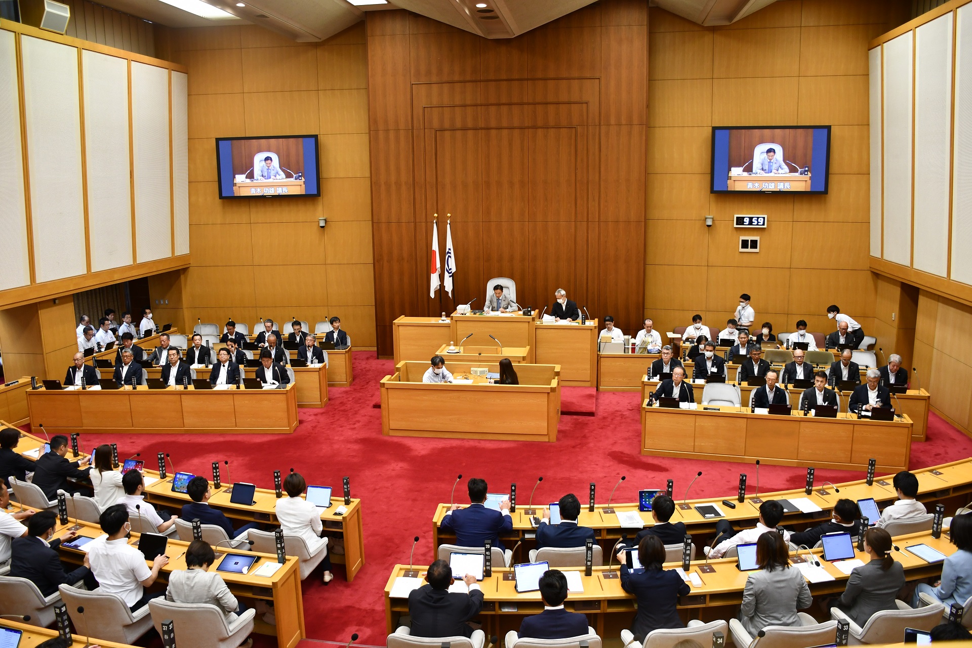 写真2：議会の様子