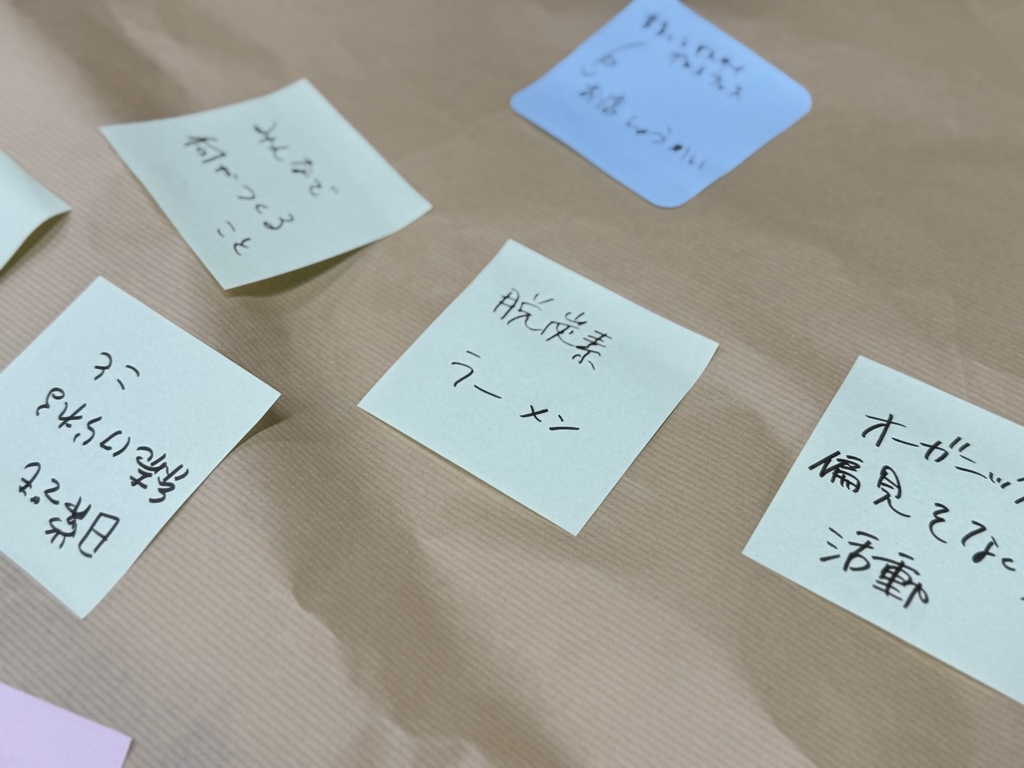 基になったアイデア「脱炭素ラーメン」