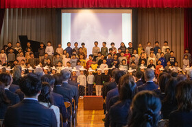 児童による発表