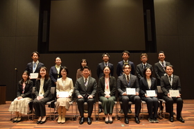 優秀提案受賞者との集合写真