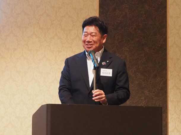 写真1：市長講演の様子2