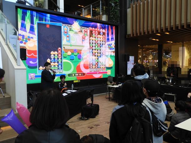 ぷよぷよトーナメント戦様子