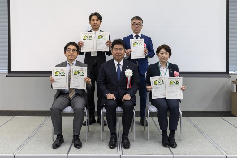 認証式の様子