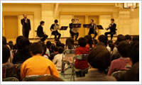 東京交響楽団市内巡回公演の様子