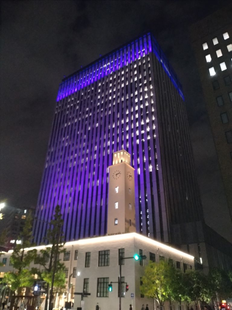 市役所本庁舎点灯イメージ