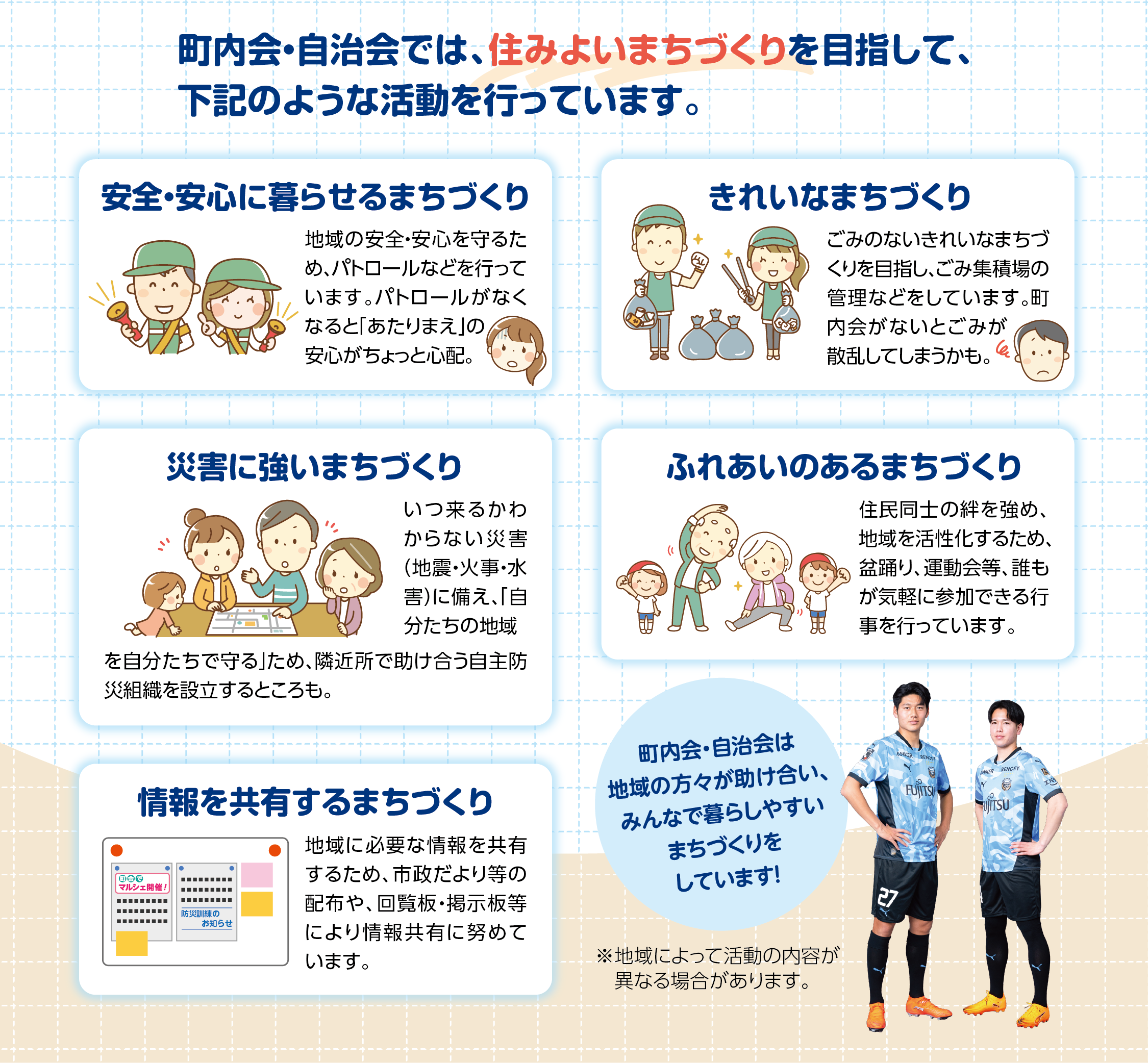 町内会・自治会の活動内容紹介