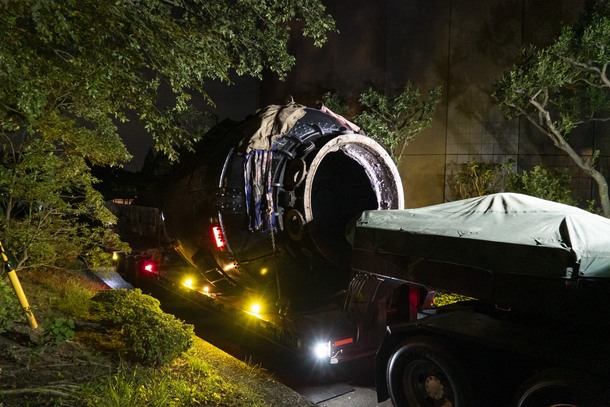 トーマス転炉移送の様子