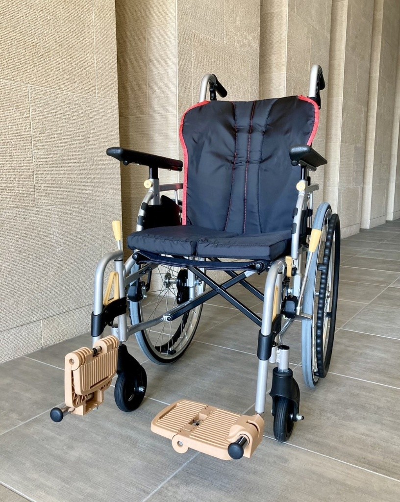 製品設置車椅子