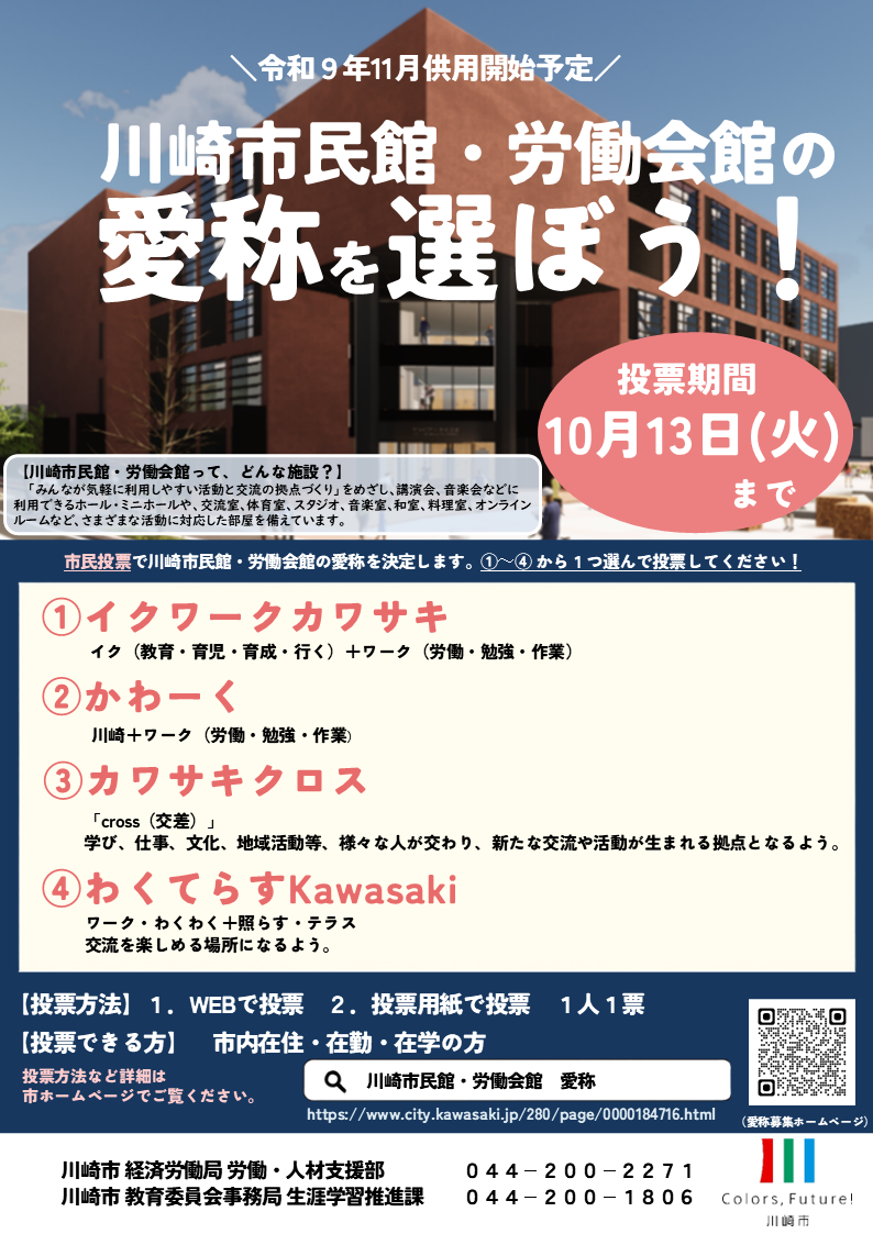 市民投票のチラシ