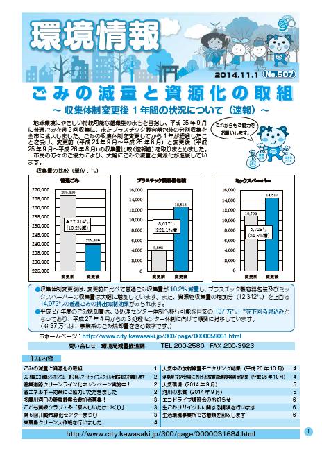 環境情報507号表紙画像