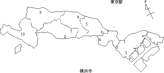 土壌調査地点の図