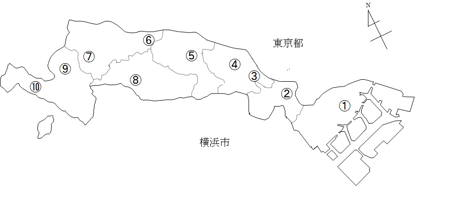 土壌調査地点の図