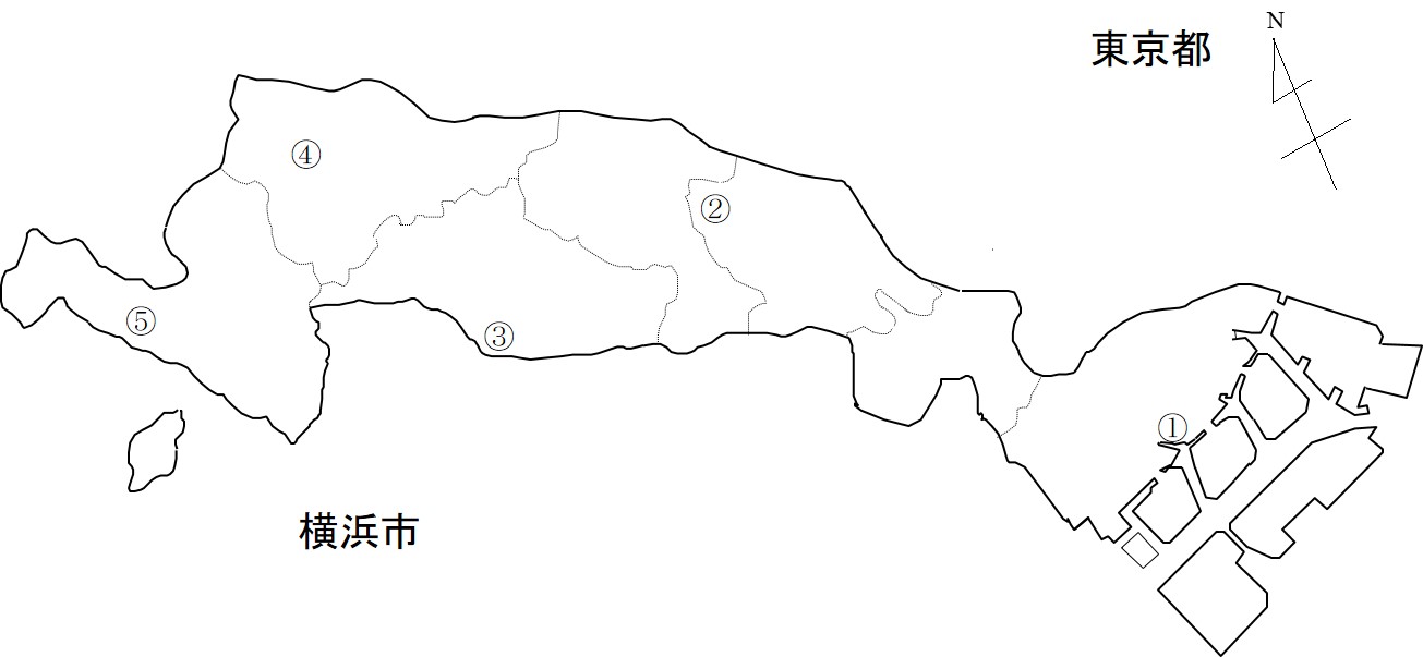 土壌調査地点の図