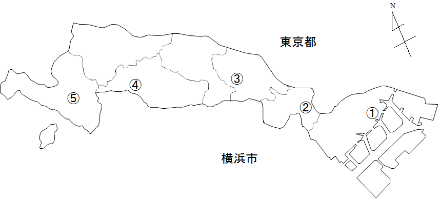 土壌調査地点の図