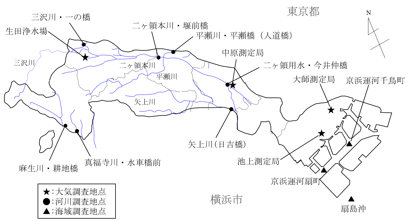 調査地点図