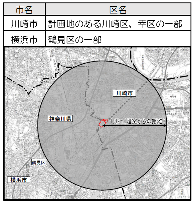 堤根処理センターの関係地域