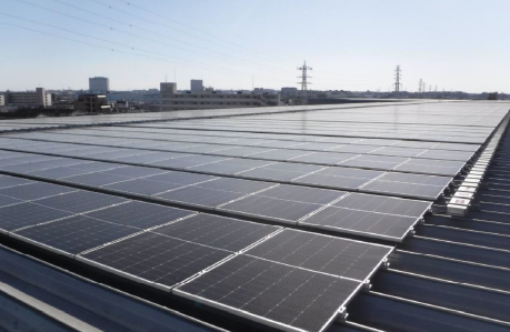 太陽光発電システムの写真です。