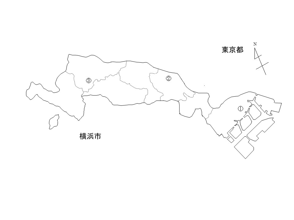 土壌調査地点の図