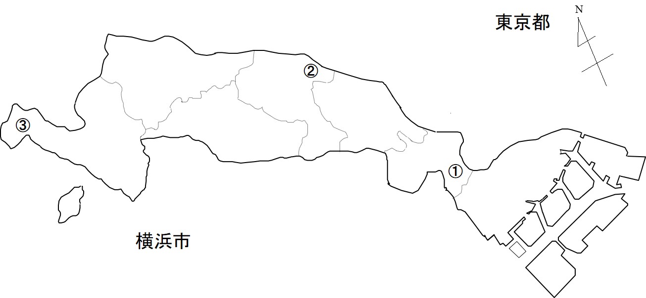 土壌調査地点の図