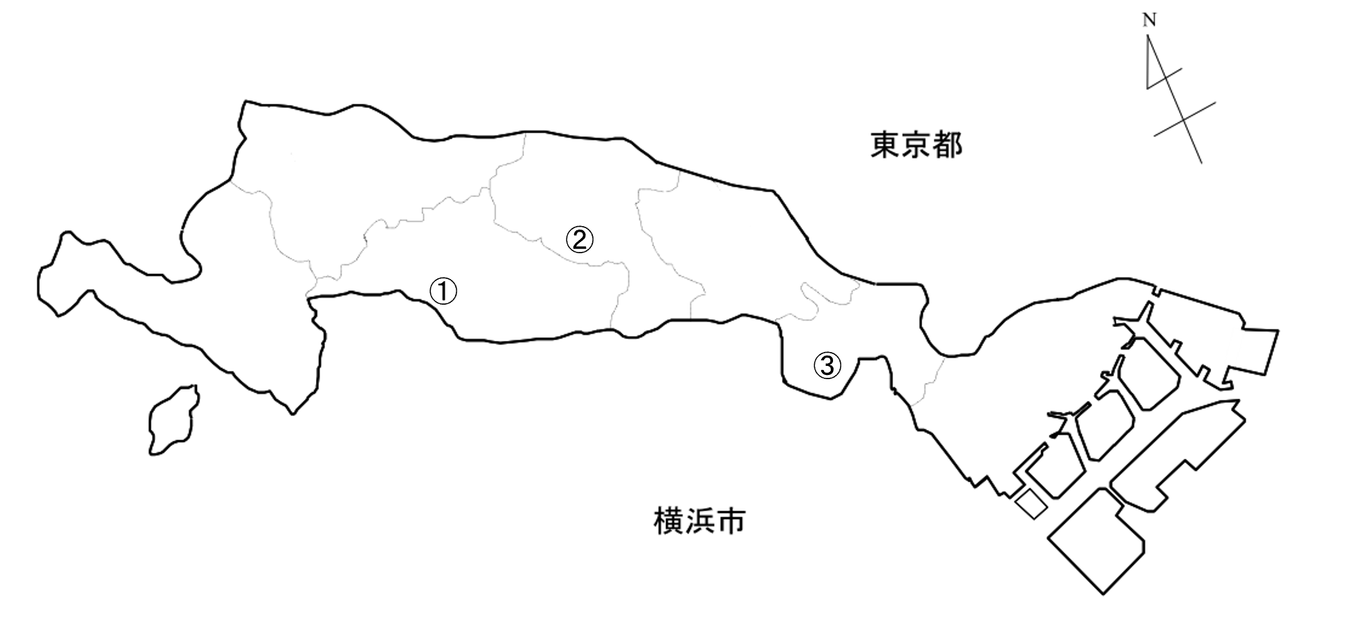 土壌調査地点の図