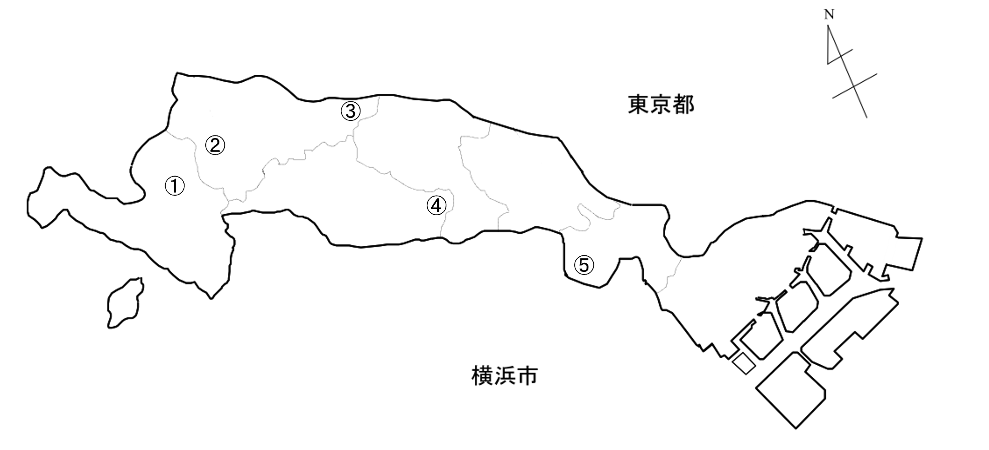 地下水調査地点の図