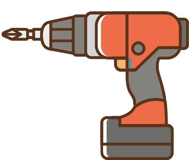 電動工具のイラスト