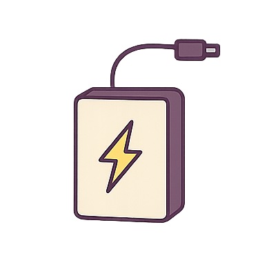 モバイルバッテリーのイラスト