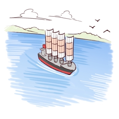 臨海部の自然イラスト2