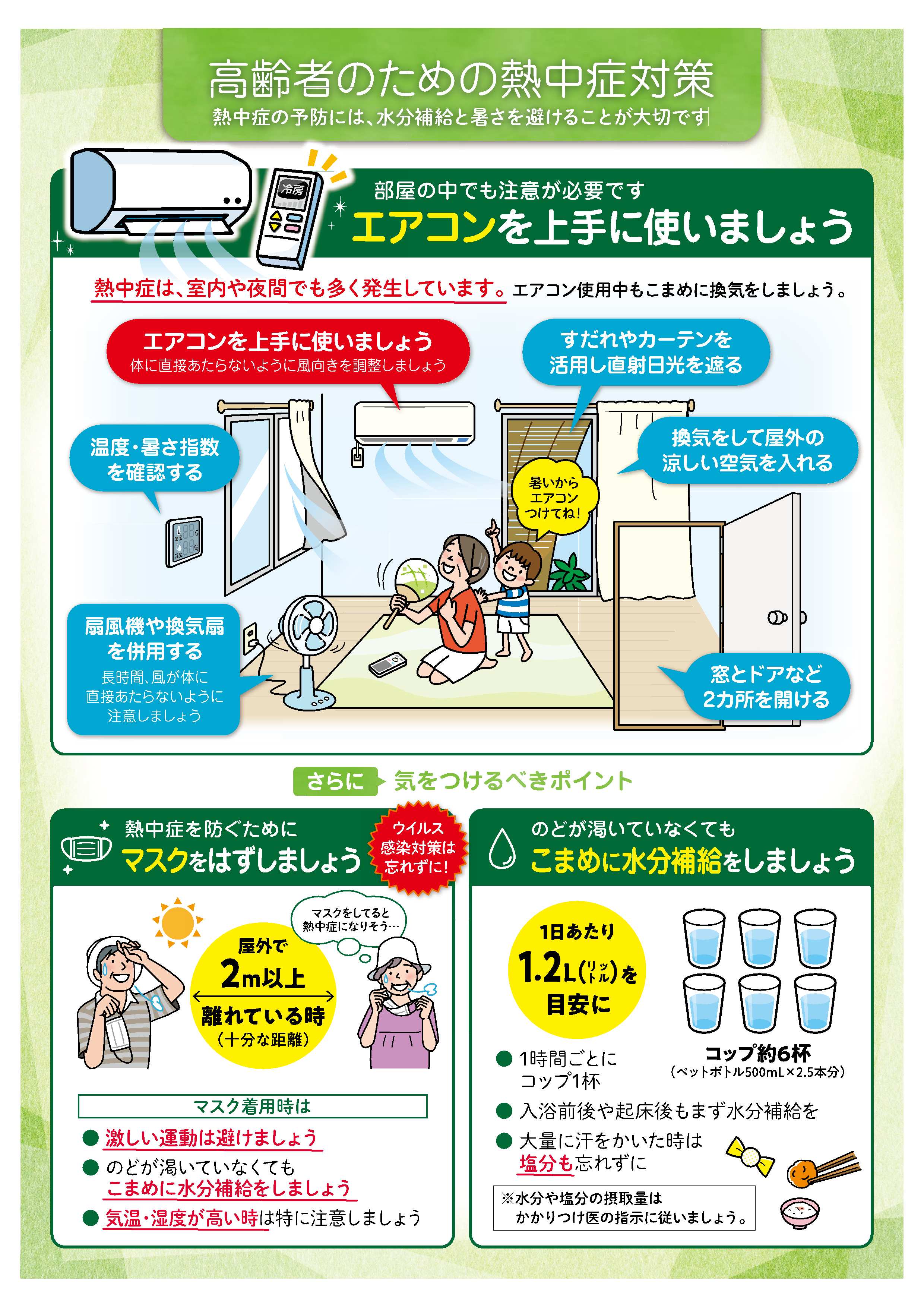 高齢者のための熱中症対策